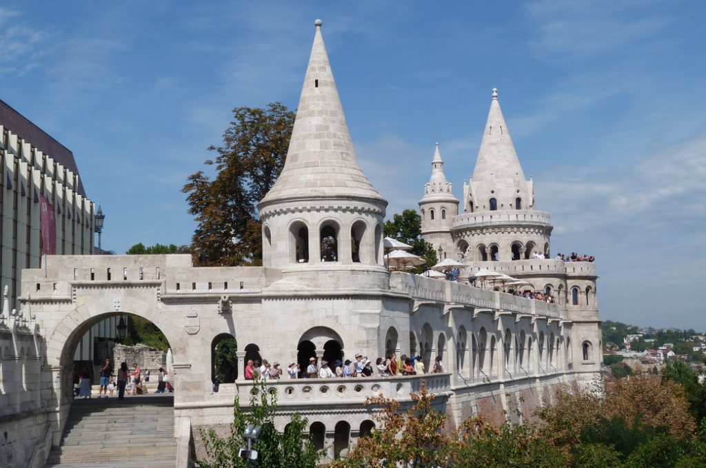 Fishermans Bastion in Buda Castle Hill Budapest by Stephen Jones